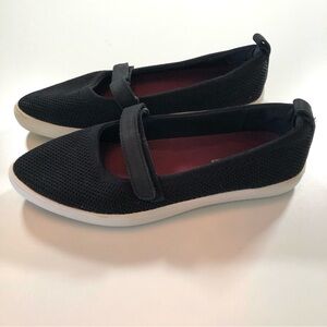 Mark Nason Los Angeles Black Mesh Mary Jane Sneakers, Women’s 7, Casual Slip-ons
